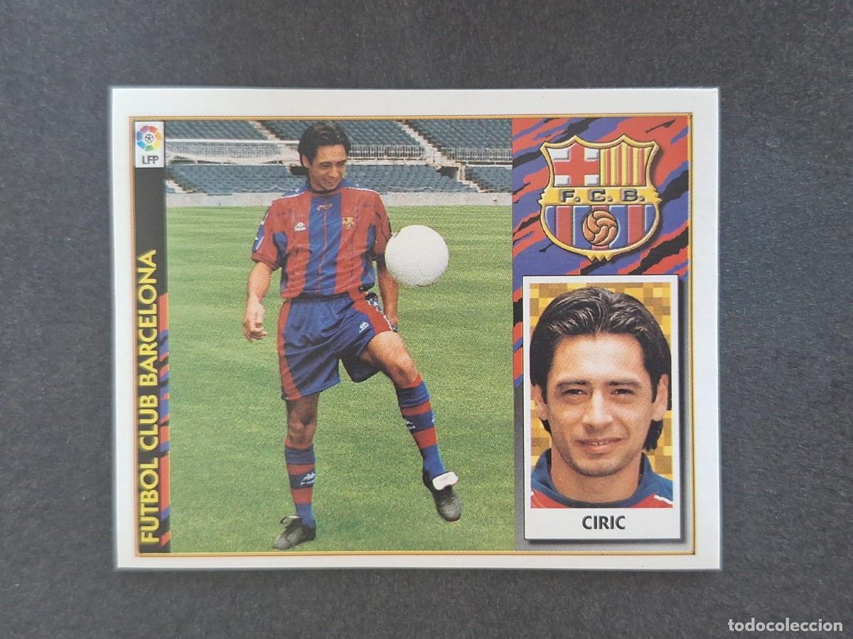 Fu&szlig;ball-Sticker: L4 CIRIC F. C. BARCELONA COLOCA LIGA ESTE 1997 1998 97 98 NUNCA PEGADO SIN PEGAR