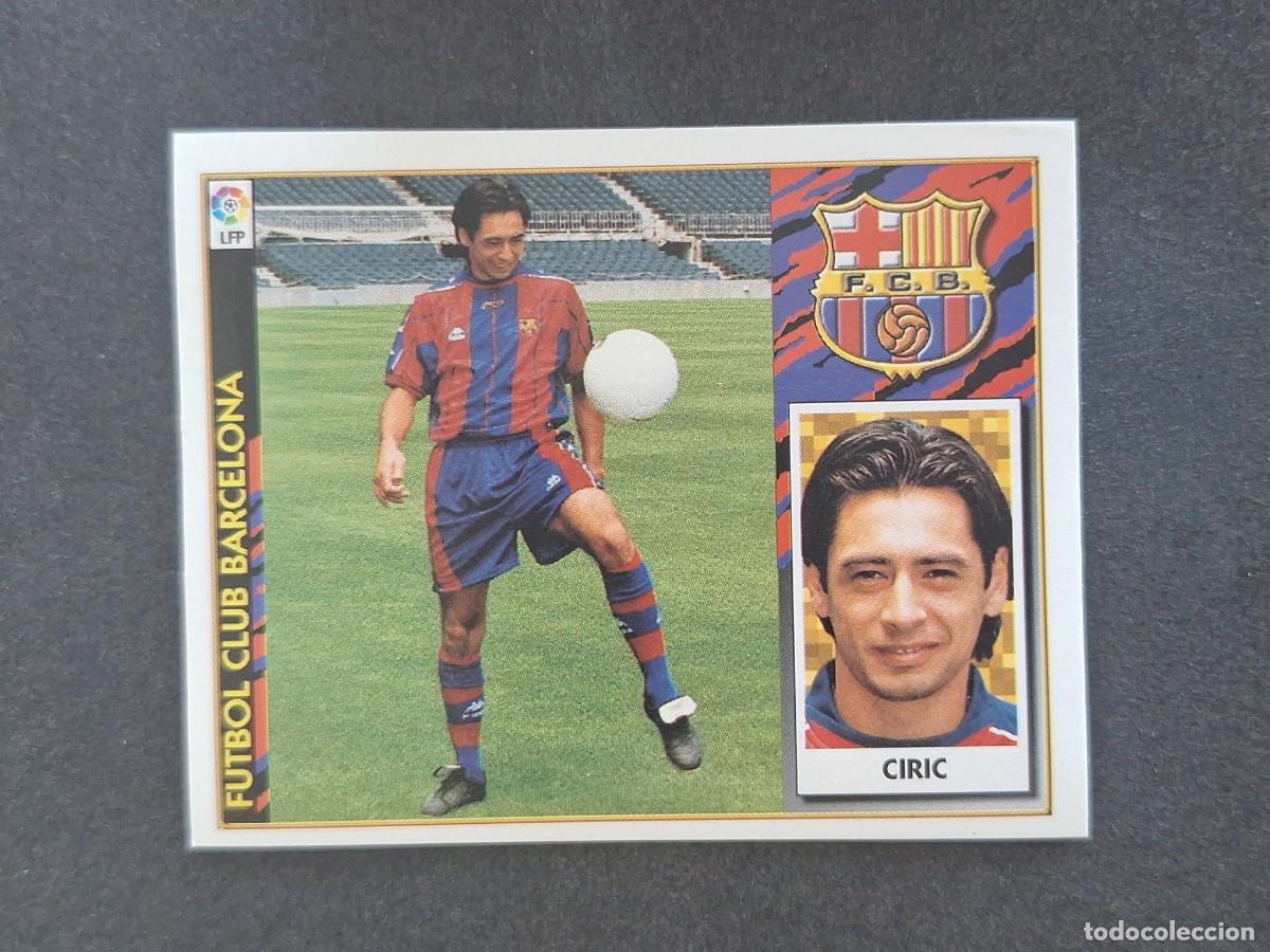 Fu&szlig;ball-Sticker: L4 CIRIC F. C. BARCELONA COLOCA LIGA ESTE 1997 1998 97 98 NUNCA PEGADO SIN PEGAR
