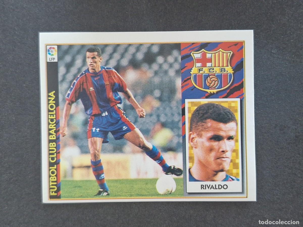 Fu&szlig;ball-Sticker: L4 RIVALDO F. C. BARCELONA COLOCA LIGA ESTE 1997 1998 97 98 NUNCA PEGADO SIN PEGAR