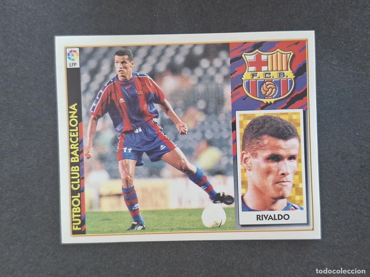 Fu&szlig;ball-Sticker: L4 RIVALDO F. C. BARCELONA COLOCA LIGA ESTE 1997 1998 97 98 NUNCA PEGADO SIN PEGAR