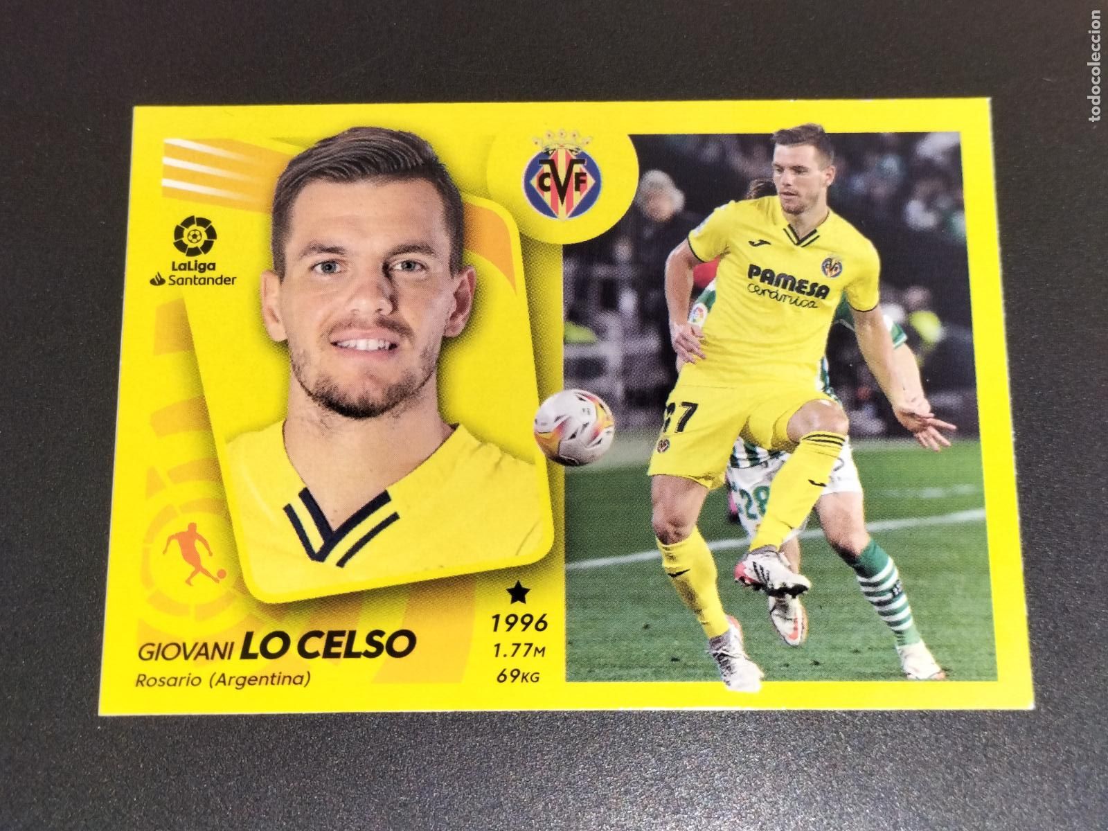 Figurine di Calcio: FICHAJE N&ordm; 39 LO CELSO MERCADO INVIERNO ACTUALIZACION VILLARREAL CROMOS LALIGA ESTE 2021 2022 21 22