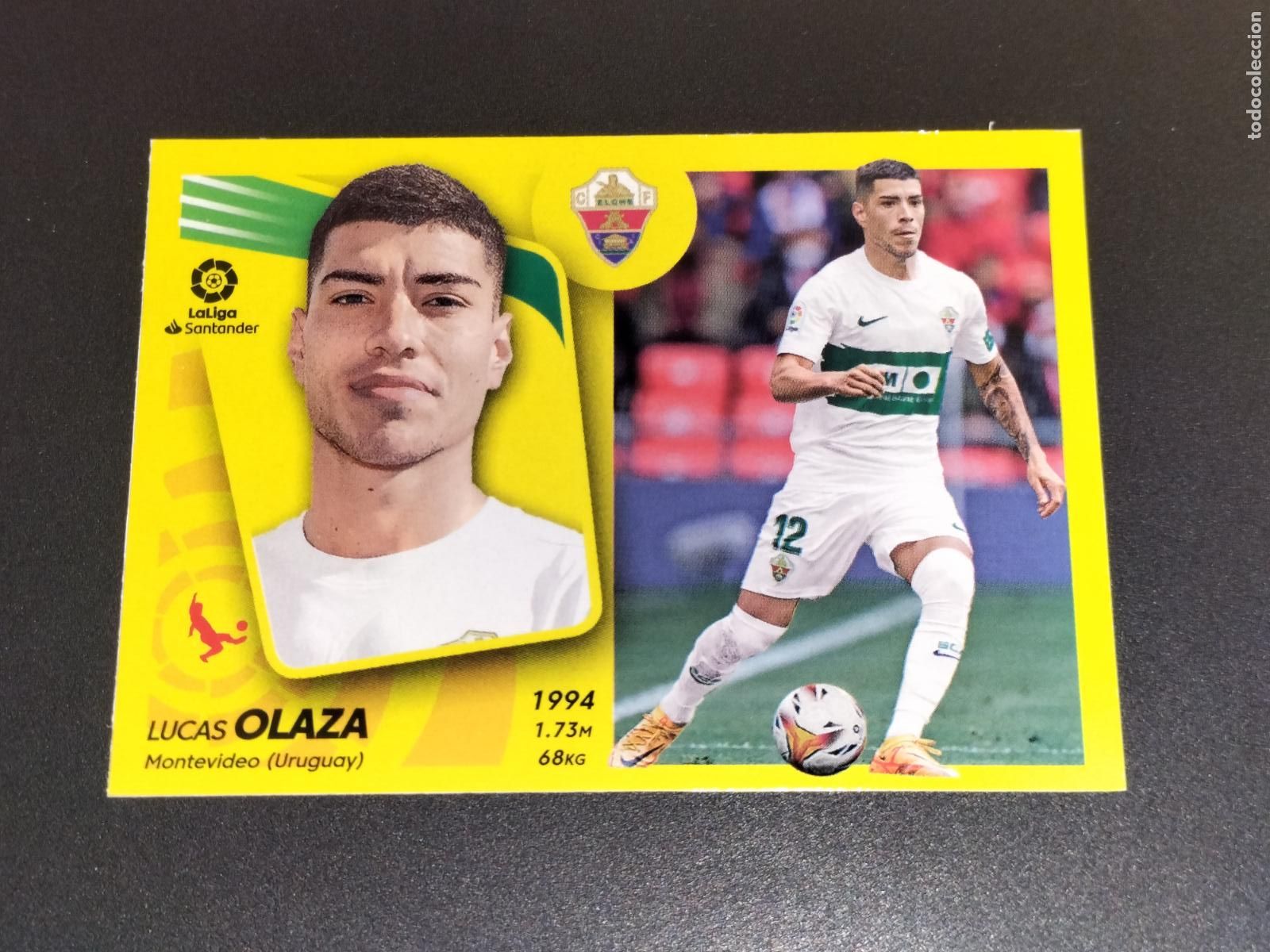 Figurine di Calcio: FICHAJE N&ordm; 17 OLAZA MERCADO INVIERNO ACTUALIZACION ELCHE CROMOS LALIGA ESTE 2021 2022 21 22
