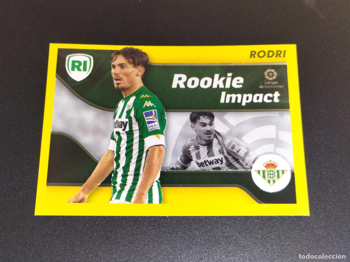Figurine di Calcio: N&ordm; 4 RODRI ROOKIE IMPACT BETIS CROMOS LALIGA SANTANDER ESTE LIGA FUTBOL 2021 2022 21 22 PANINI
