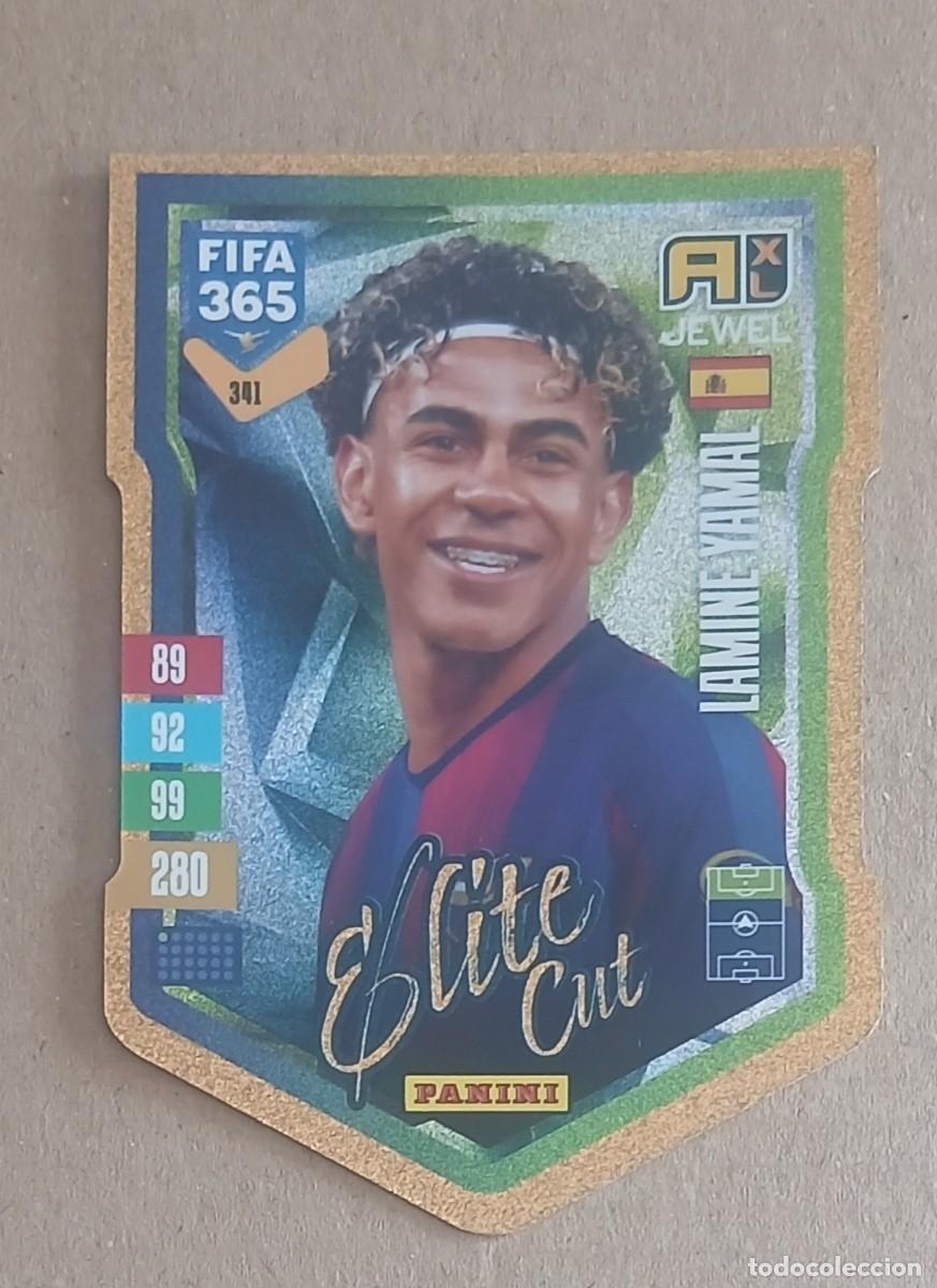 Cromos de Futebol: CROMO n&ordm; 341 LAMINE YAMAL BARCELONA &Eacute;LITE CUT ADRENALYN XL FIFA 365 2026-2027. Nuevo de sobre.