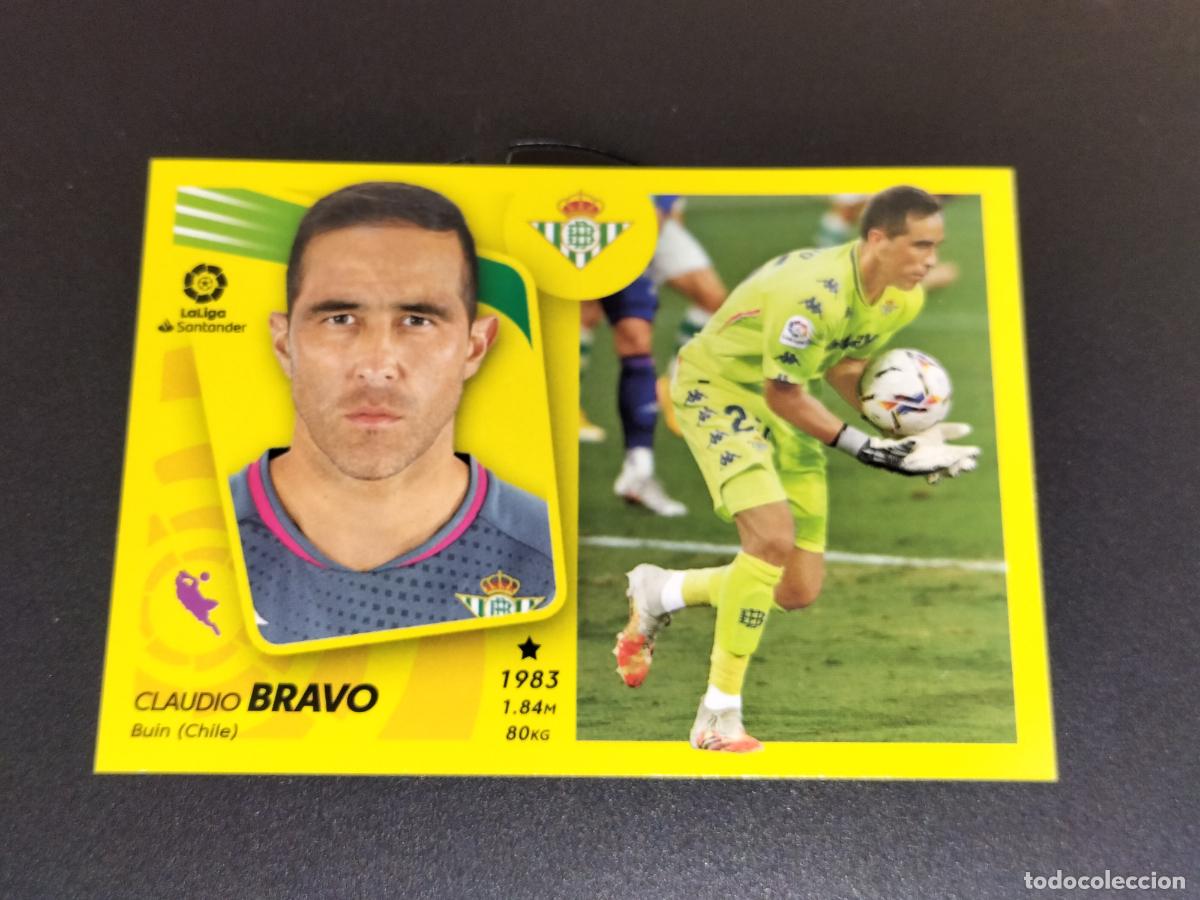 Cromos de Futebol: N&ordm; 5 CLAUDIO BRAVO BETIS CROMOS LALIGA SANTANDER ESTE LIGA FUTBOL 2021 2022 21 22 PANINI