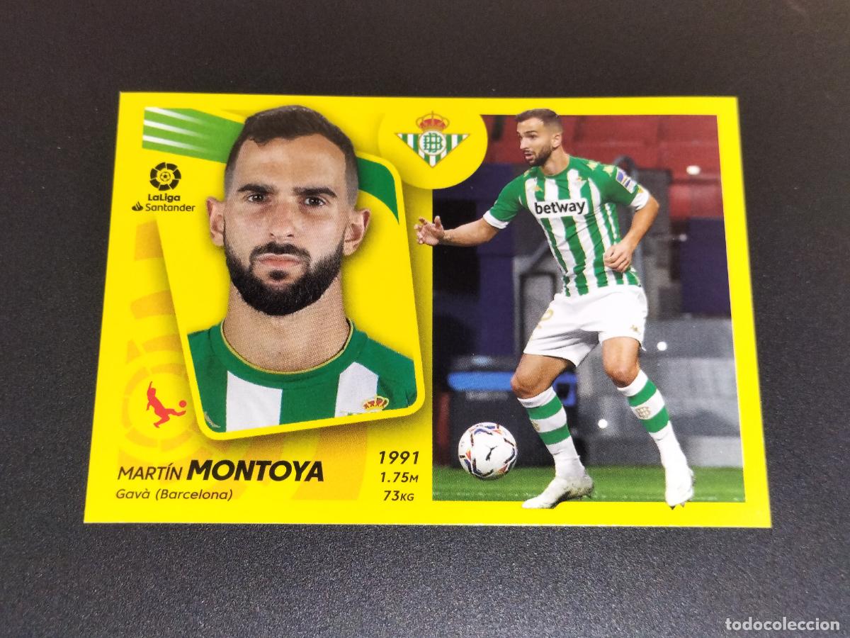 Figurine di Calcio: N&ordm; 7 MONTOYA BETIS CROMOS LALIGA SANTANDER ESTE LIGA FUTBOL 2021 2022 21 22 PANINI