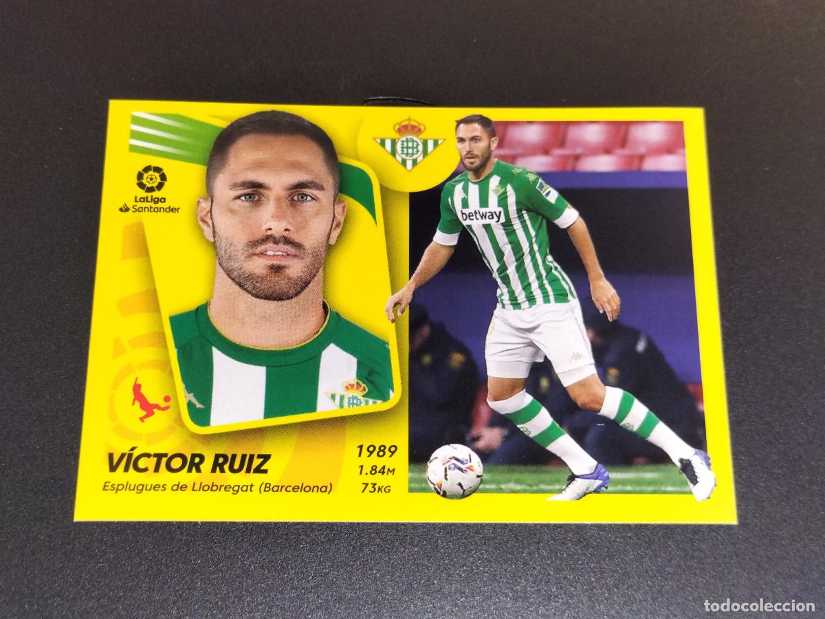 Football Stickers: N&ordm; 9 VICTOR RUIZ BETIS CROMOS LALIGA SANTANDER ESTE LIGA FUTBOL 2021 2022 21 22 PANINI