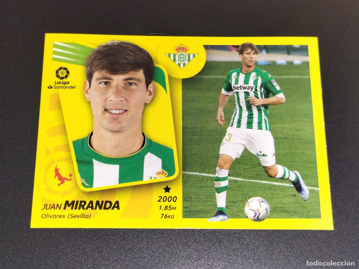 Fu&szlig;ball-Sticker: N&ordm; 11 A MIRANDA BETIS CROMOS LALIGA SANTANDER ESTE LIGA FUTBOL 2021 2022 21 22 PANINI