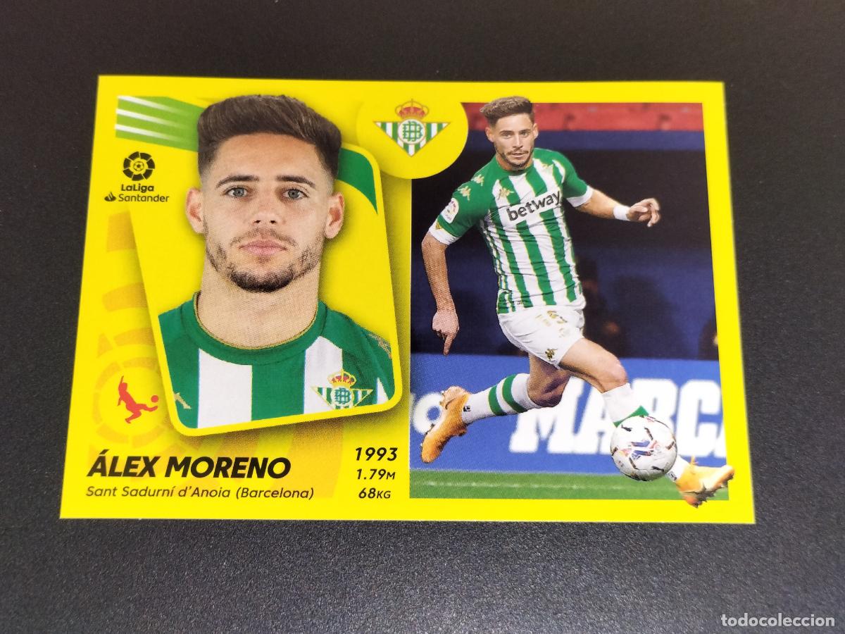Fu&szlig;ball-Sticker: N&ordm; 11 B ALEX MORENO BETIS CROMOS LALIGA SANTANDER ESTE LIGA FUTBOL 2021 2022 21 22 PANINI