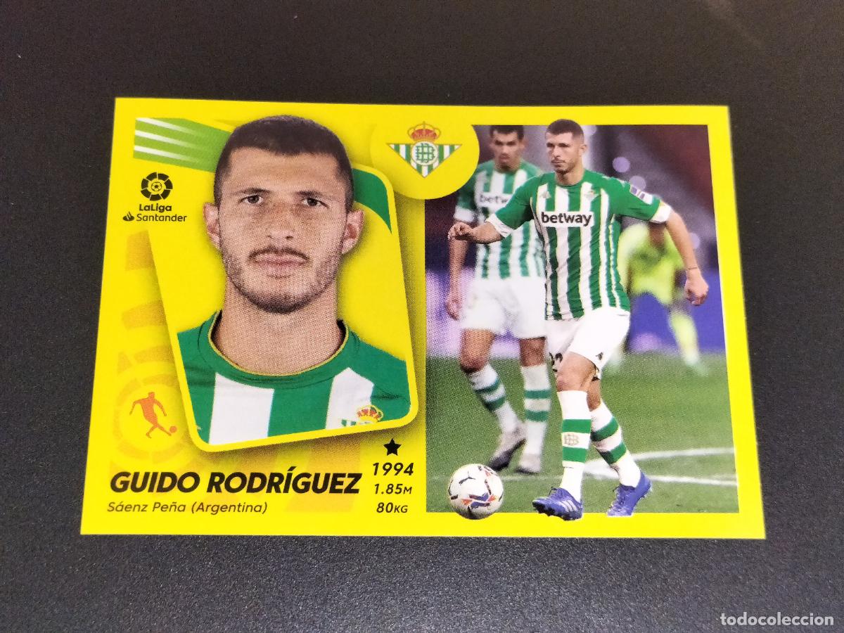 Fu&szlig;ball-Sticker: N&ordm; 12 GUIDO RODRIGUEZ BETIS CROMOS LALIGA SANTANDER ESTE LIGA FUTBOL 2021 2022 21 22 PANINI