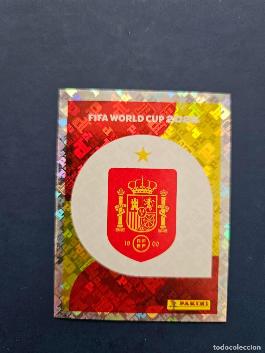 Figurine di Calcio: ESP 1 ESCUDO ESPA&Ntilde;A FIFA WORLD CUP MUNDIAL 26 2026 SIN PEGAR NUNCA PEGADO