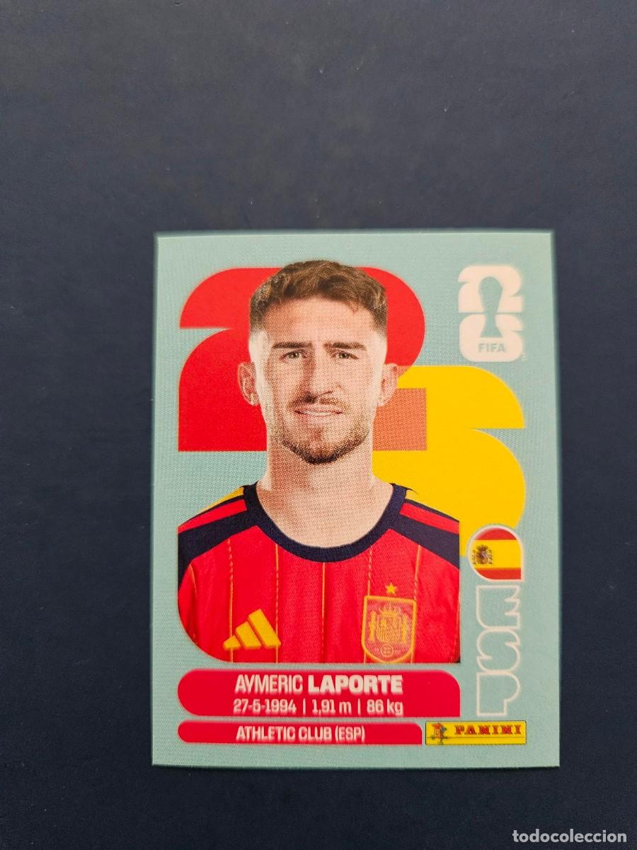 Figurine di Calcio: ESP 4 AYMERIC LAPORTE ESPA&Ntilde;A FIFA WORLD CUP MUNDIAL 26 2026 SIN PEGAR NUNCA PEGADO