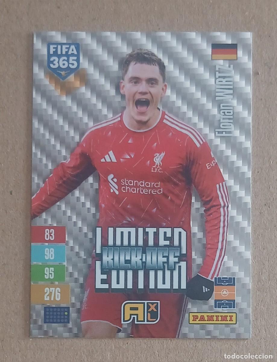 Figurine di Calcio: CROMO FLORIAN WIRTZ ALEMANIA LIMITED KICK-OFF ADRENALYN XL FIFA 365 2026-2027. Nuevo de sobre.