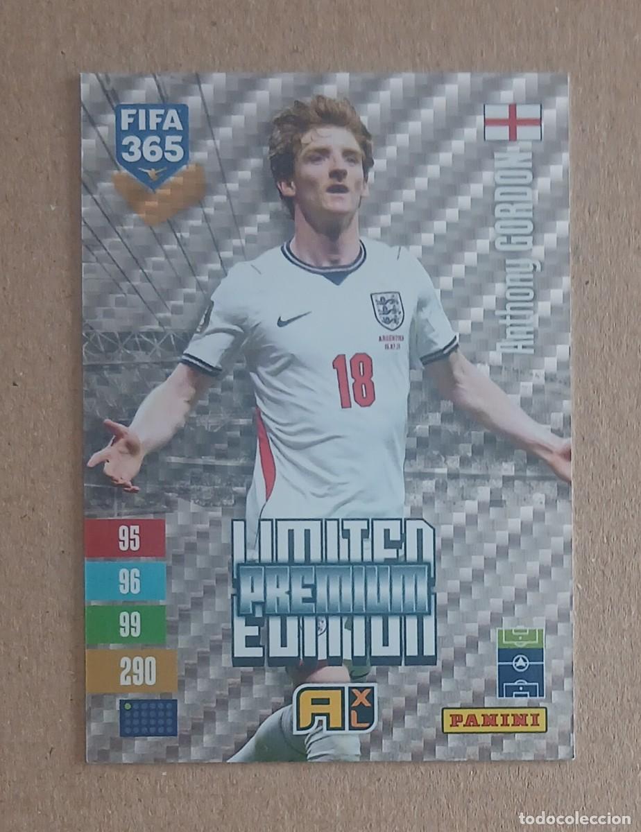 Figurine di Calcio: CROMO ANTHONY GORDON ENGLAND LIMITED PREMIUM ADRENALYN XL FIFA 365 2026-2027. Nuevo de sobre.