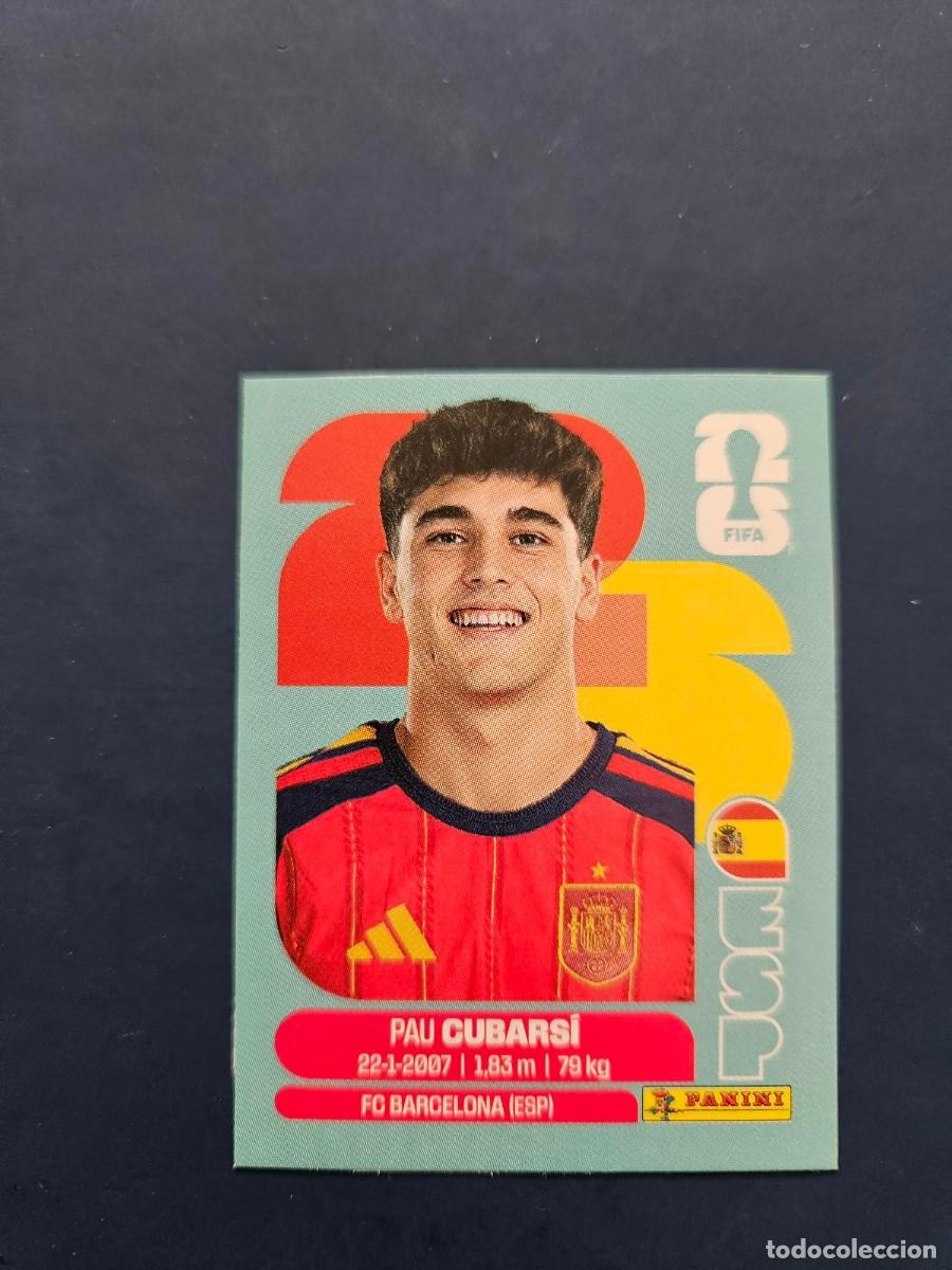 Figurine di Calcio: ESP J3 PAU CUBARSI ESPA&Ntilde;A FIFA WORLD CUP MUNDIAL 26 2026 SIN PEGAR NUNCA PEGADO