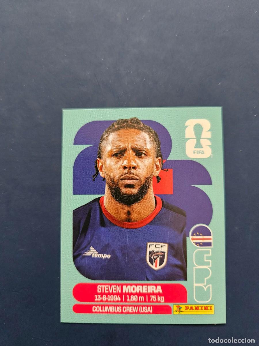 Cromos de Futebol: CPV 6 STEVEN MOREIRA CABO VERDE FIFA WORLD CUP MUNDIAL 26 2026 SIN PEGAR NUNCA PEGADO
