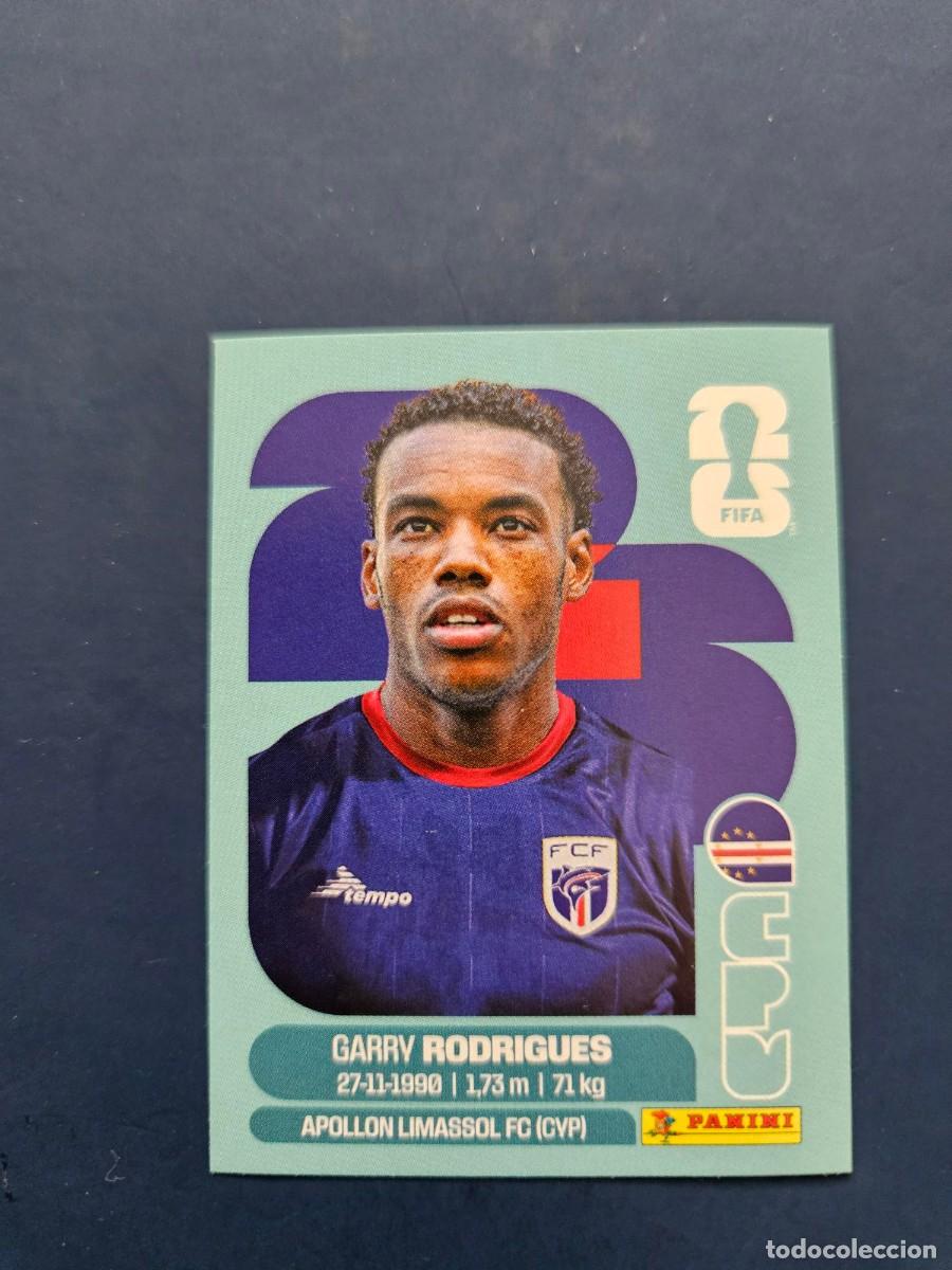 Football Stickers: CPV 15 GARRY RODRIGUES CABO VERDE FIFA WORLD CUP MUNDIAL 26 2026 SIN PEGAR NUNCA PEGADO