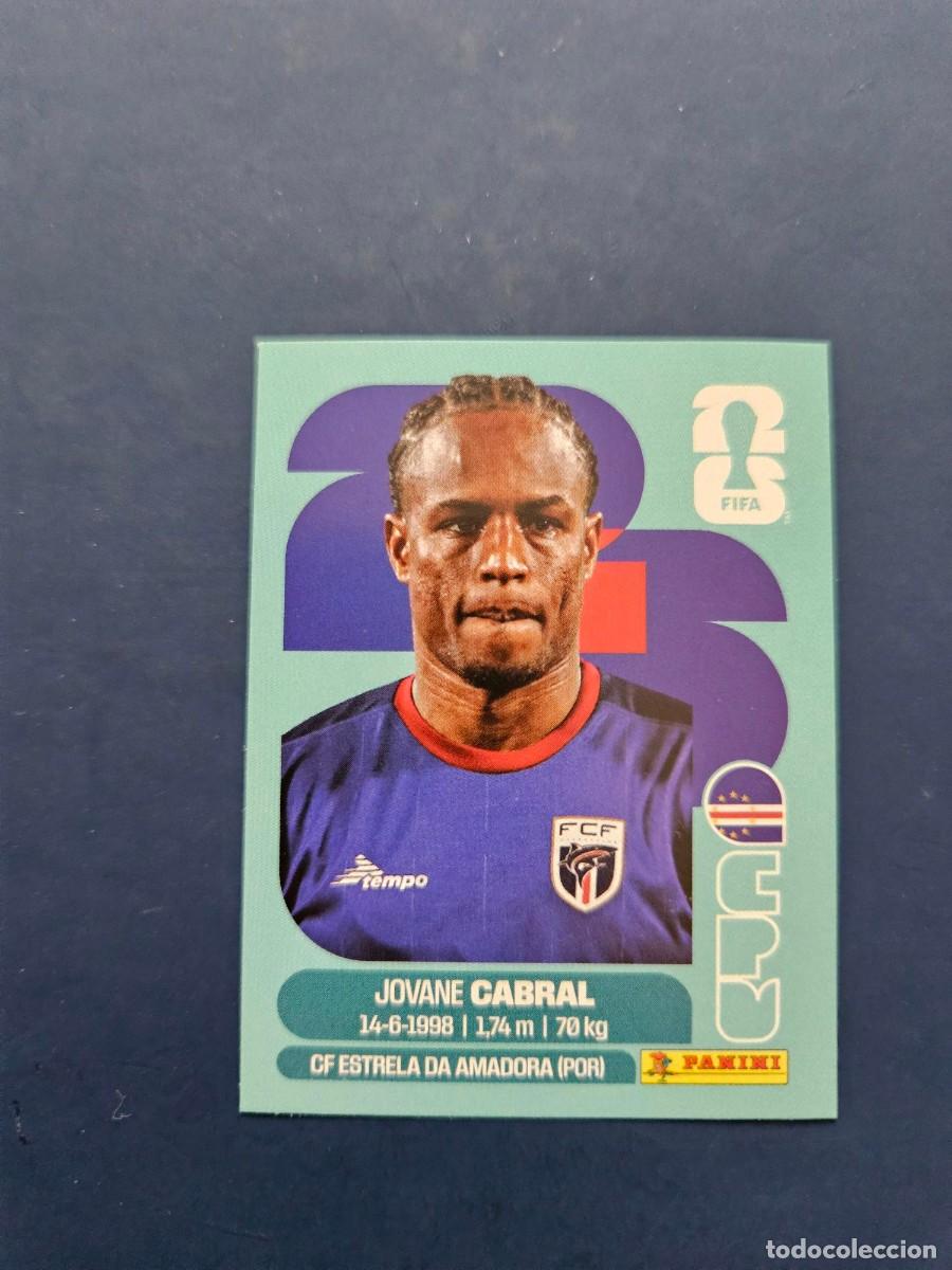 Football Stickers: CPV 16 JOVANE CABRAL CABO VERDE FIFA WORLD CUP MUNDIAL 26 2026 SIN PEGAR NUNCA PEGADO