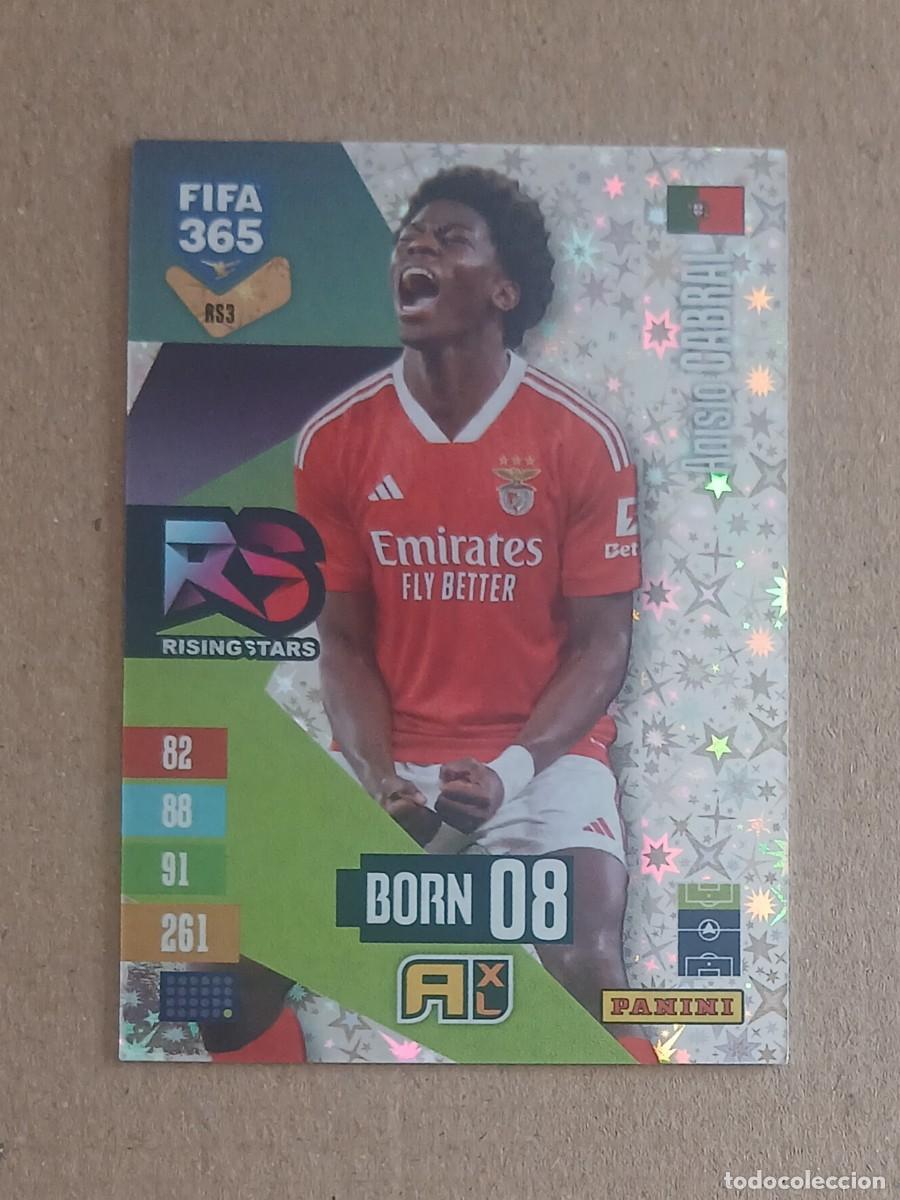 Football Stickers: CROMO RS3 AN&Iacute;SIO CABRAL PORTUGAL RISING STARS ADRENALYN XL FIFA 365 2026-2027. Nuevo de sobre.
