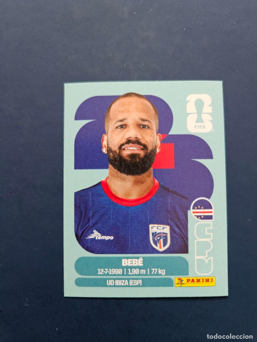 Football Stickers: CPV 20 BEBE CABO VERDE FIFA WORLD CUP MUNDIAL 26 2026 SIN PEGAR NUNCA PEGADO