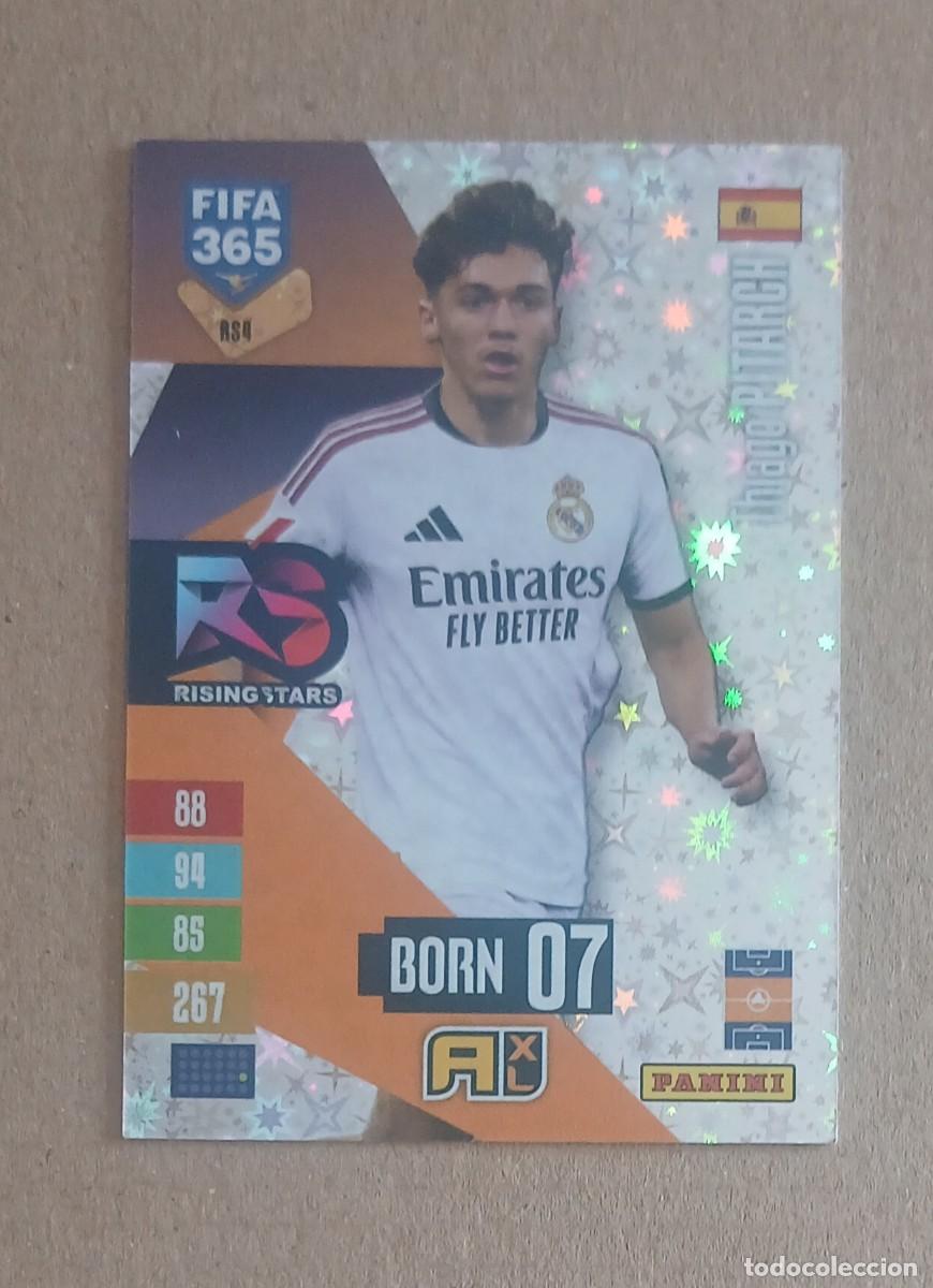 Football Stickers: CROMO RS4 THIAGO PITARCH REAL MADRID RISING STARS ADRENALYN XL FIFA 365 2026-2027. Nuevo de sobre.