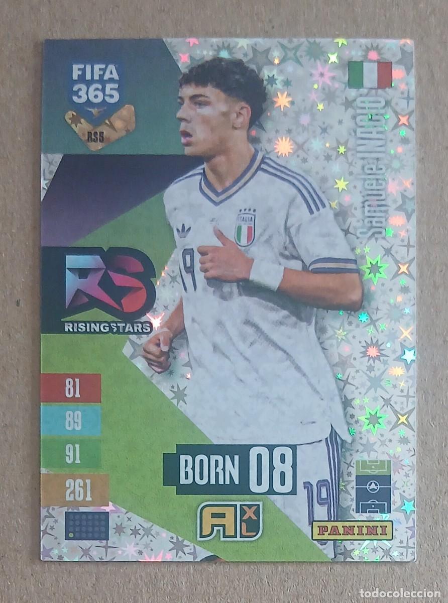 Football Stickers: CROMO RS5 SAMUELE INACIO ITALIA RISING STARS ADRENALYN XL FIFA 365 2026-2027. Nuevo de sobre.