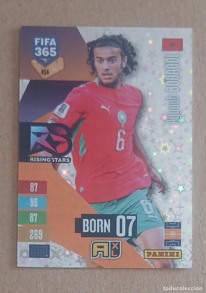 Cromos de Futebol: CROMO RS6 BOUADDI MARRUECOS RISING STARS ADRENALYN XL FIFA 365 2026-2027. Nuevo de sobre.