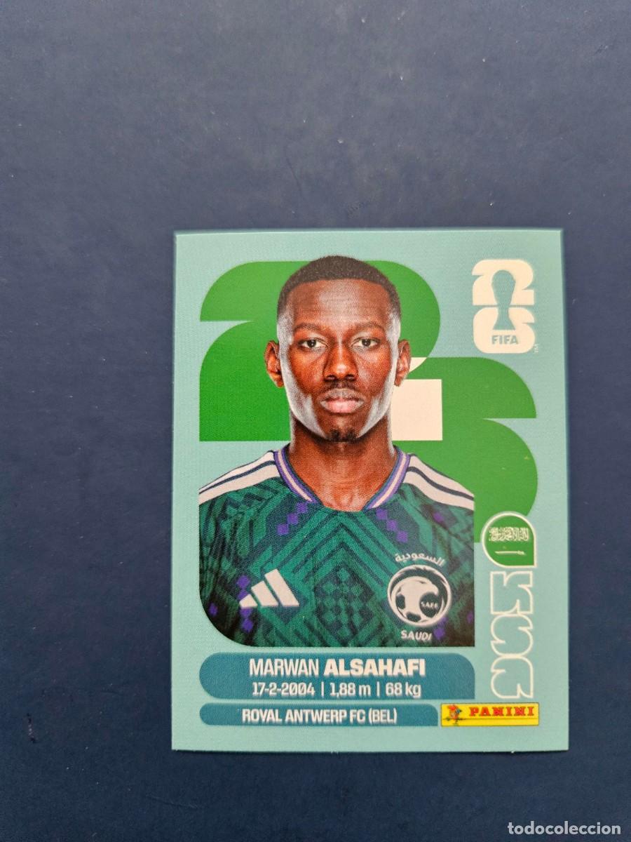 Cromos de Futebol: KSA 15 MARWAN ALSAHAFI ARABIA SAUDI FIFA WORLD CUP MUNDIAL 26 2026 SIN PEGAR NUNCA PEGADO
