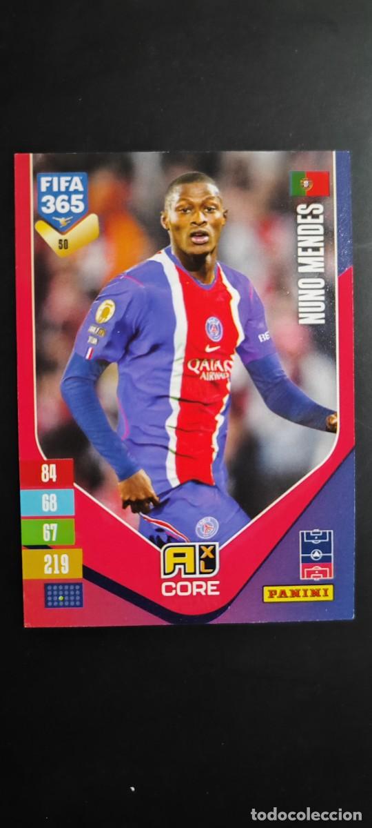 Fu&szlig;ball-Sticker: ADRENALYN XL FIFA 365 2027 CARD CORE NUNO MENDES PSG # 50 PANINI