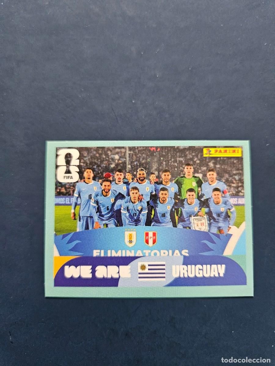 Fu&szlig;ball-Sticker: URU 13 ALINEACION URUGUAY FIFA WORLD CUP MUNDIAL 26 2026 SIN PEGAR NUNCA PEGADO