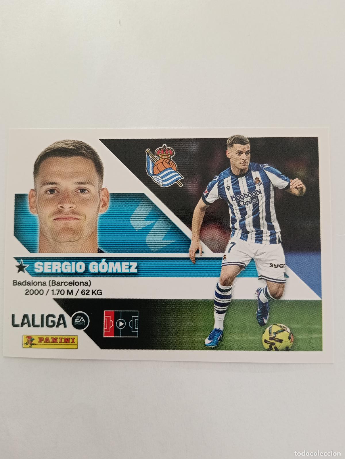 Cartes &agrave; collectionner de Football: LIGA ESTE 2026 2027 REAL SOCIEDAD SERGIO GOMEZ N&ordm;8