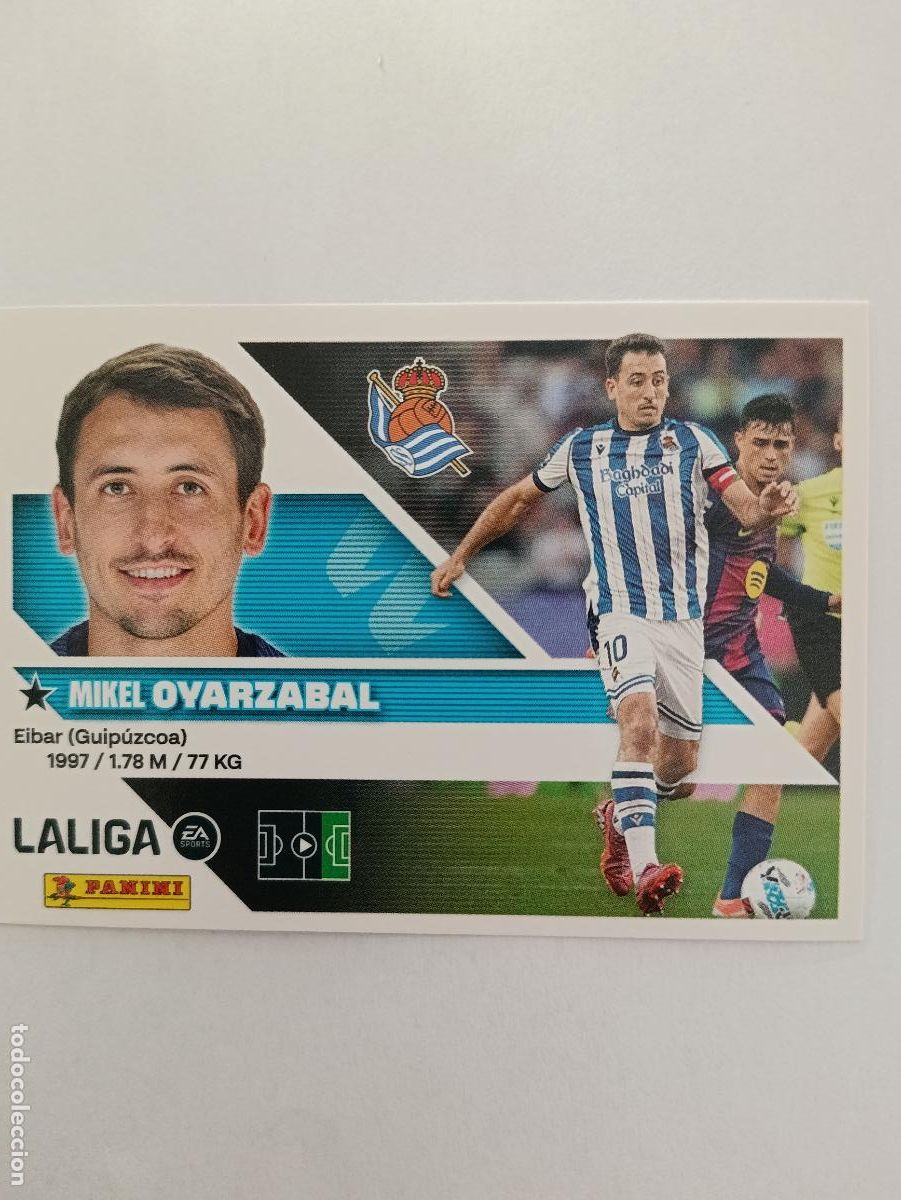 Figurine di Calcio: LIGA ESTE 2026 2027 REAL SOCIEDAD OYARZABAL N&ordm;20