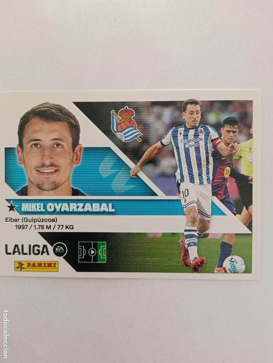 Figurine di Calcio: LIGA ESTE 2026 2027 REAL SOCIEDAD OYARZABAL N&ordm;20