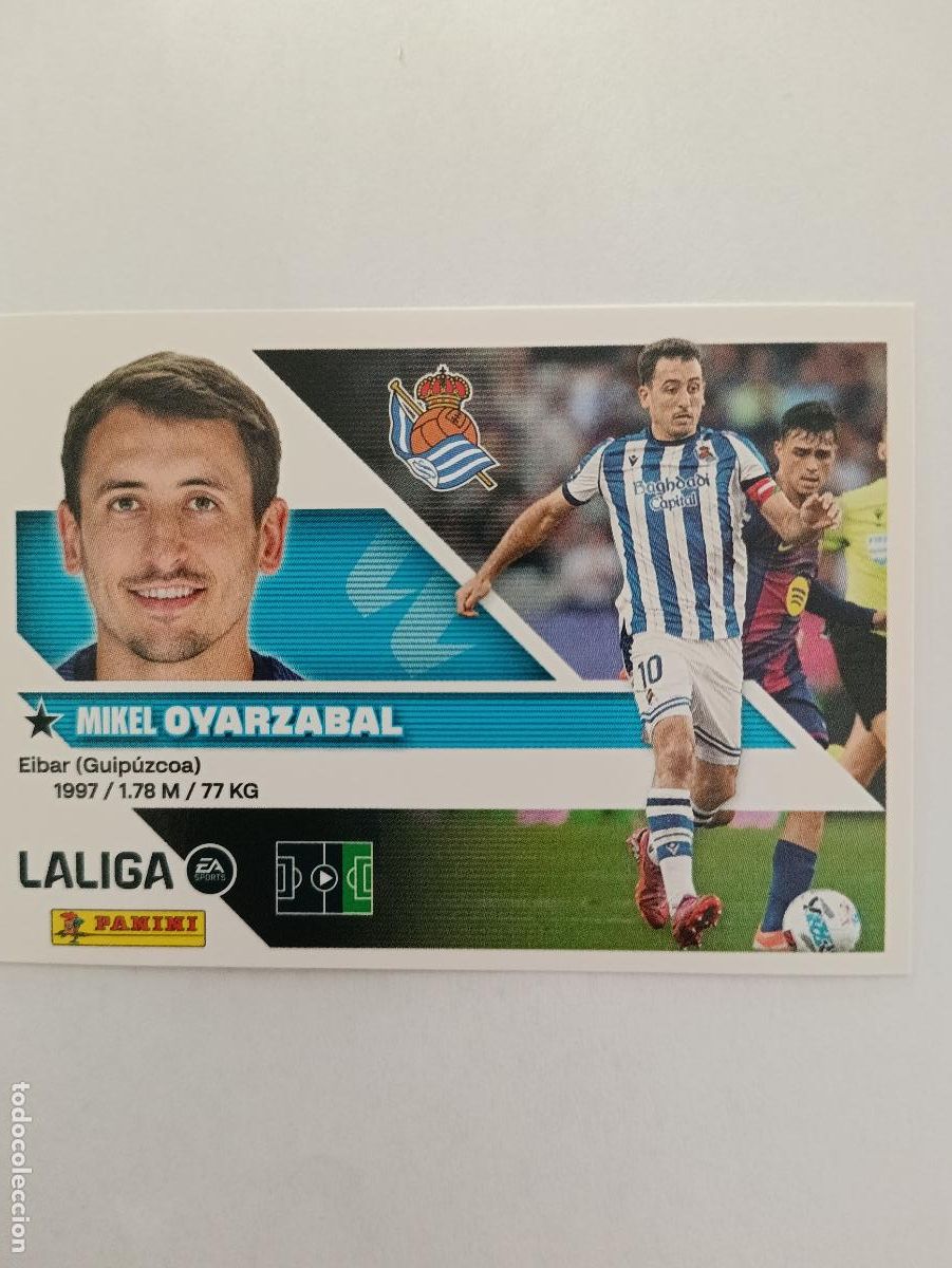 Figurine di Calcio: LIGA ESTE 2026 2027 REAL SOCIEDAD OYARZABAL N&ordm;20