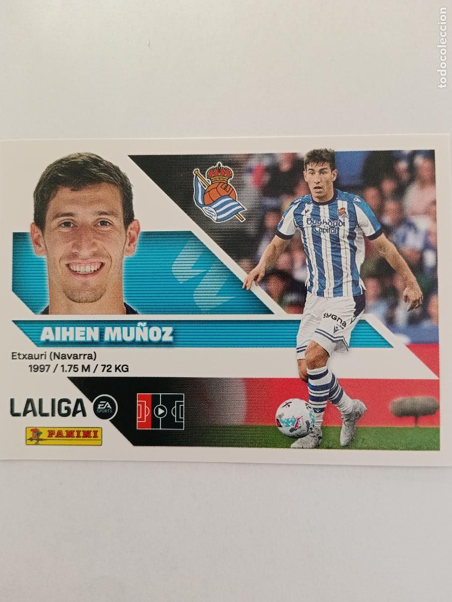 Figurine di Calcio: LIGA ESTE 2026 2027 REAL SOCIEDAD AIHEN MU&Ntilde;OZ N&ordm;9