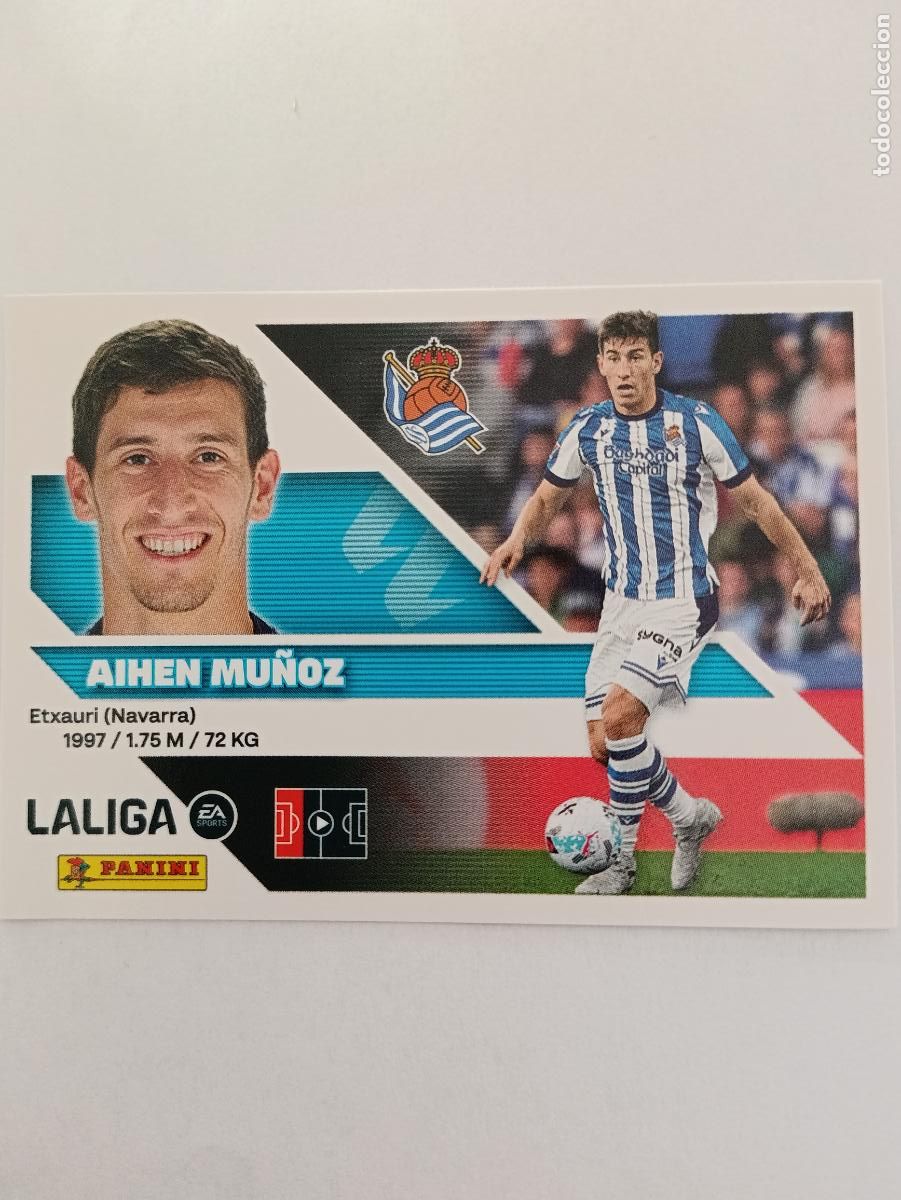 Figurine di Calcio: LIGA ESTE 2026 2027 REAL SOCIEDAD AIHEN MU&Ntilde;OZ N&ordm;9