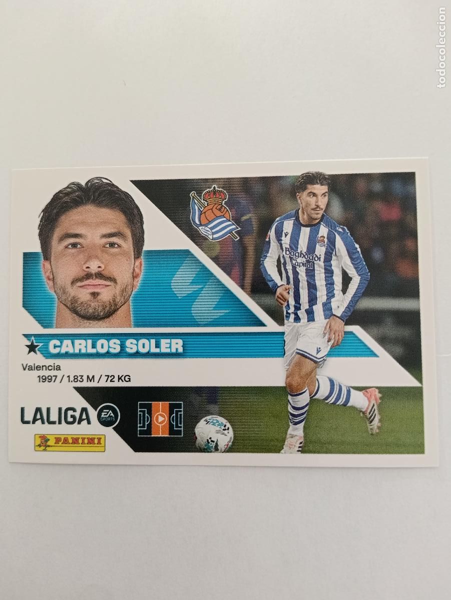 Figurine di Calcio: LIGA ESTE 2026 2027 REAL SOCIEDAD CARLOS SOLER N&ordm;14