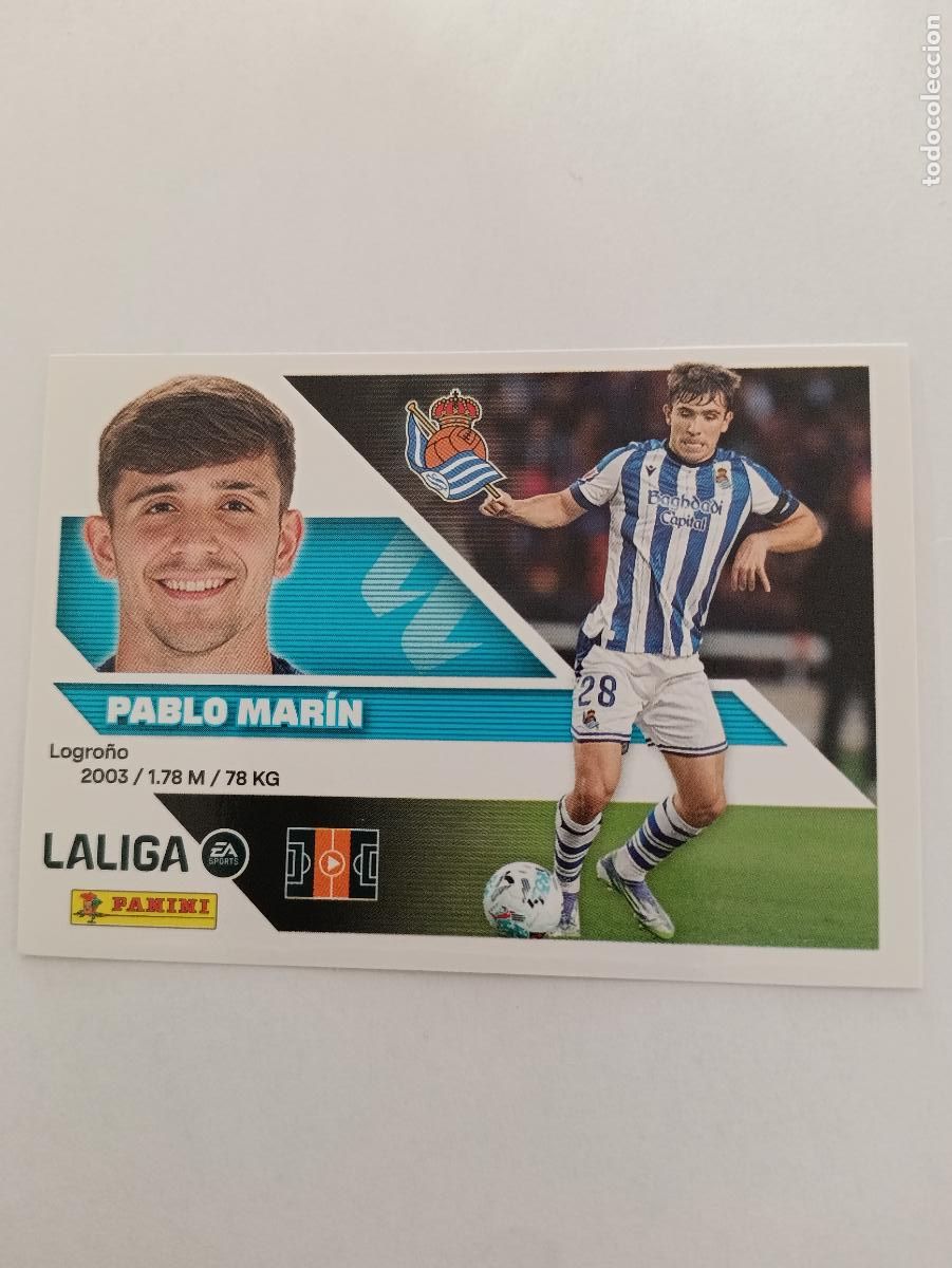 Fu&szlig;ball-Sticker: LIGA ESTE 2026 2027 REAL SOCIEDAD PABLO MARIN N&ordm;11