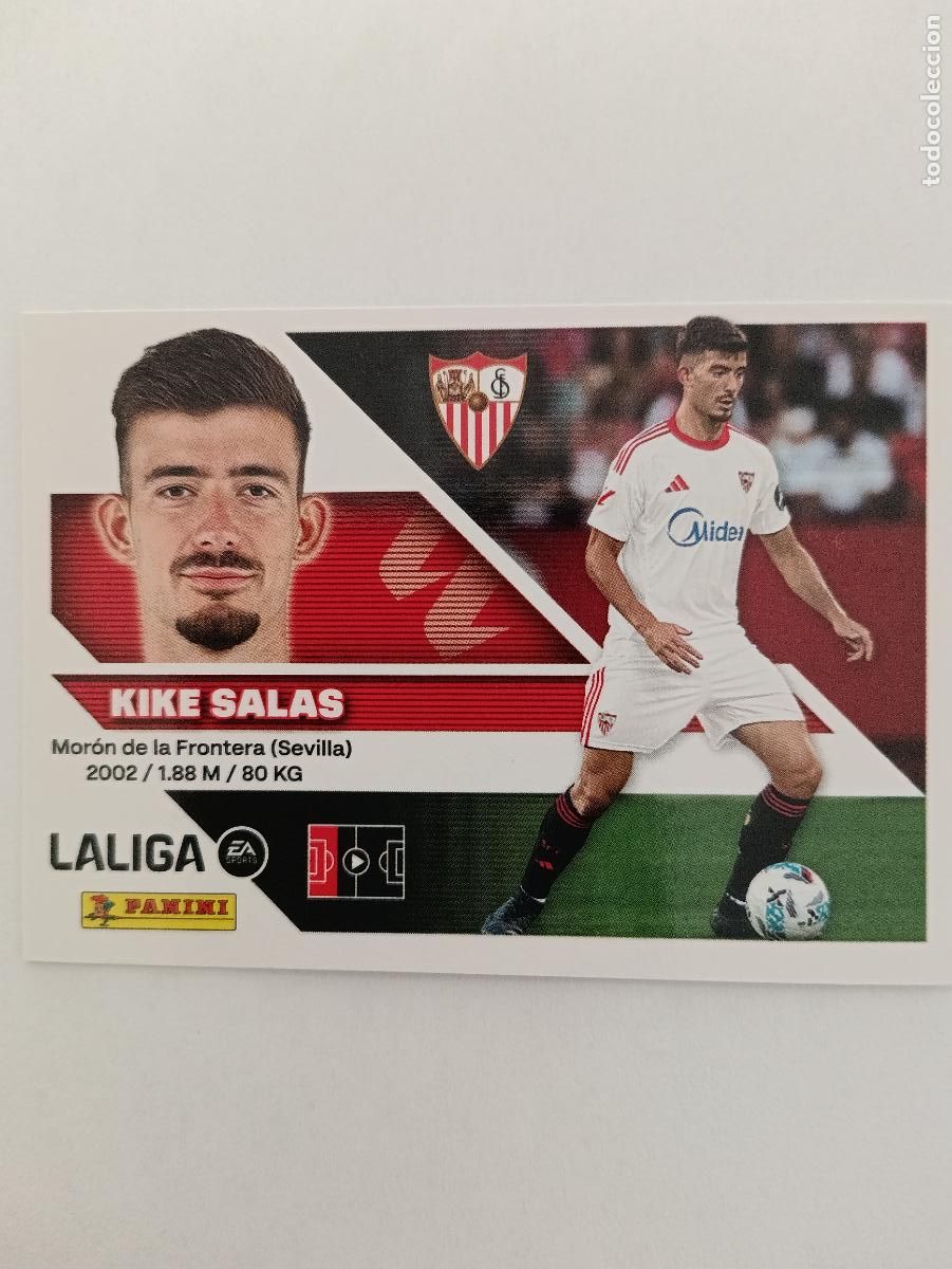 Fu&szlig;ball-Sticker: LIGA ESTE 2026 2027 SEVILLA FC KIKE SALAS N&ordm;7
