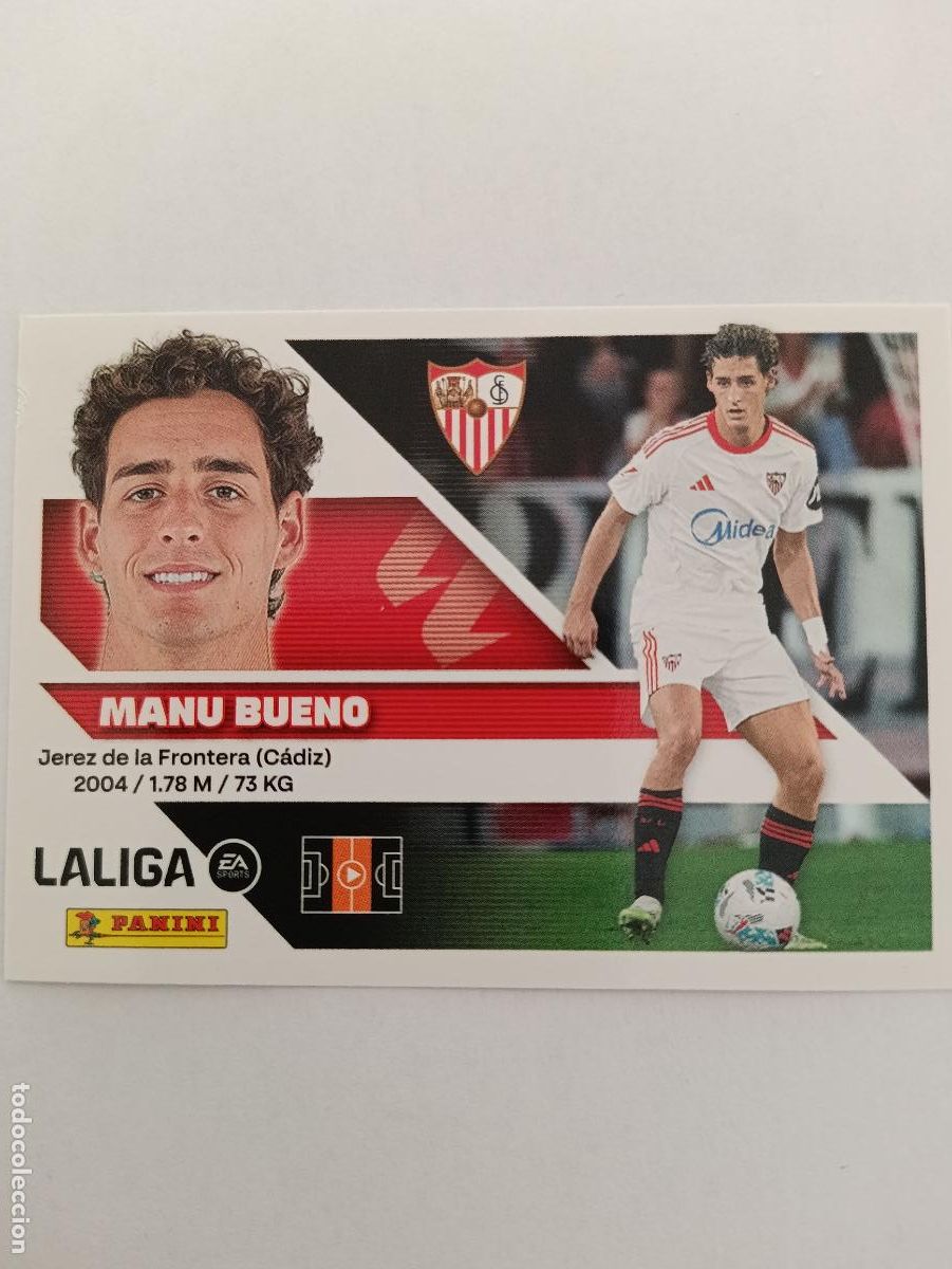 Cromos de Futebol: LIGA ESTE 2026 2027 SEVILLA FC MANU BUENO N&ordm;16