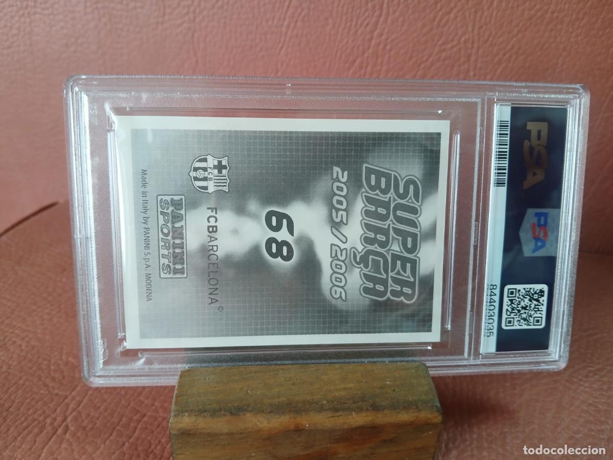 Cromos de f&uacute;tbol: 2005-06 PANINI LEONEL MESSI 68 SUPER BARSA PSA 4 - Foto 3