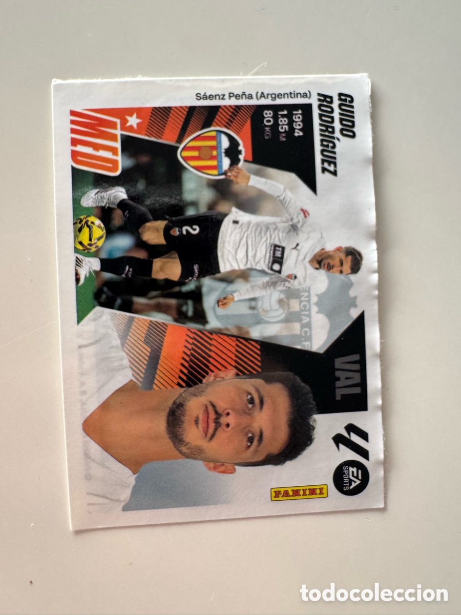 Figurine di Calcio: PANINI LIGA ESTE 2025-2026 25 26 &ndash; N&ordm; 35 &ndash; guido rodriguez Valencia Actualizaci&oacute;n