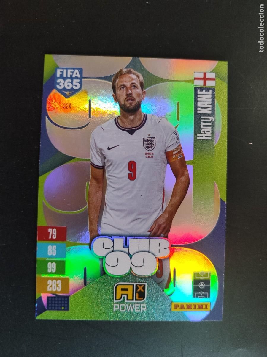 Football Stickers: ADRENALYN XL FIFA 365 2027 CARD CLUB99 HARRY KANE INGLATERRA # 324 PANINI