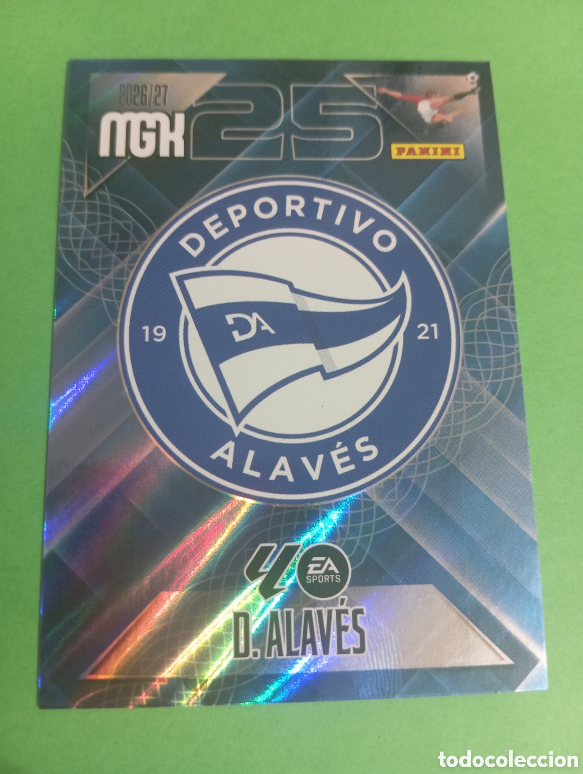 Football Stickers: Escudo del Alav&eacute;s n&deg;19 / PANINI MEGACRACKS 2026/2027