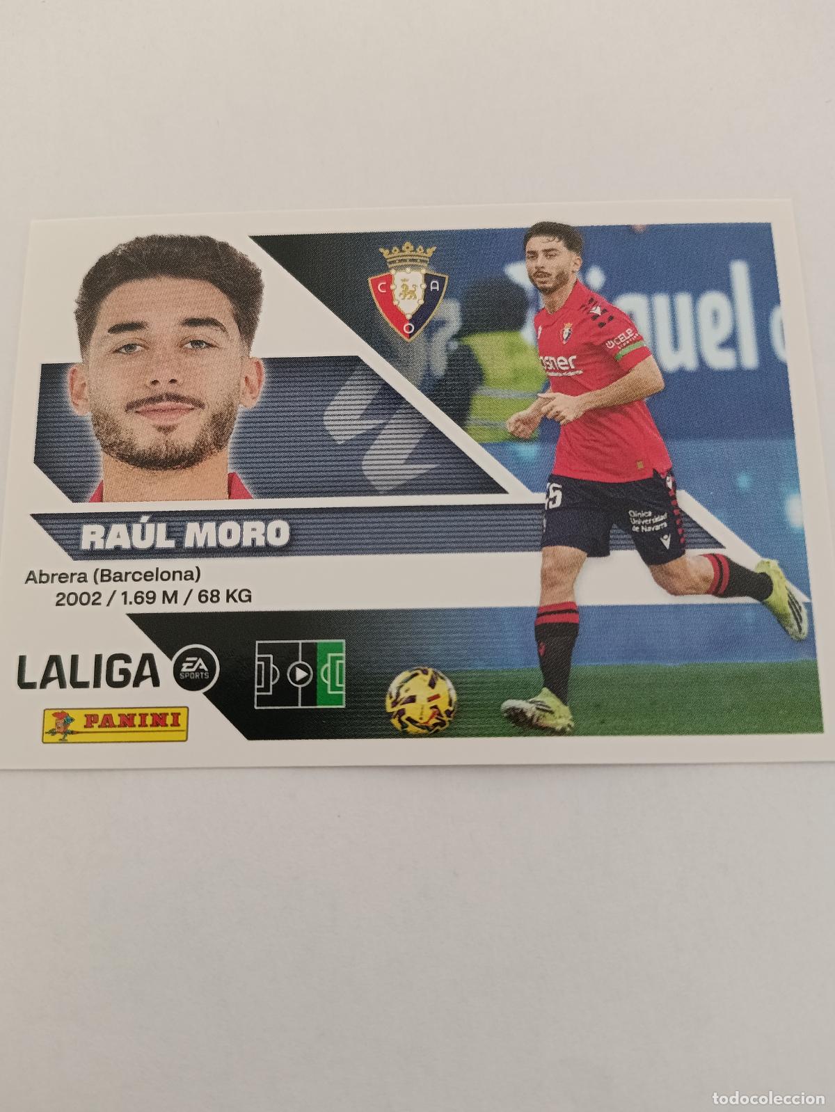 Football Stickers: LIGA ESTE 2026 2027 CA OSASUNA RAUL MORO N&ordm;17