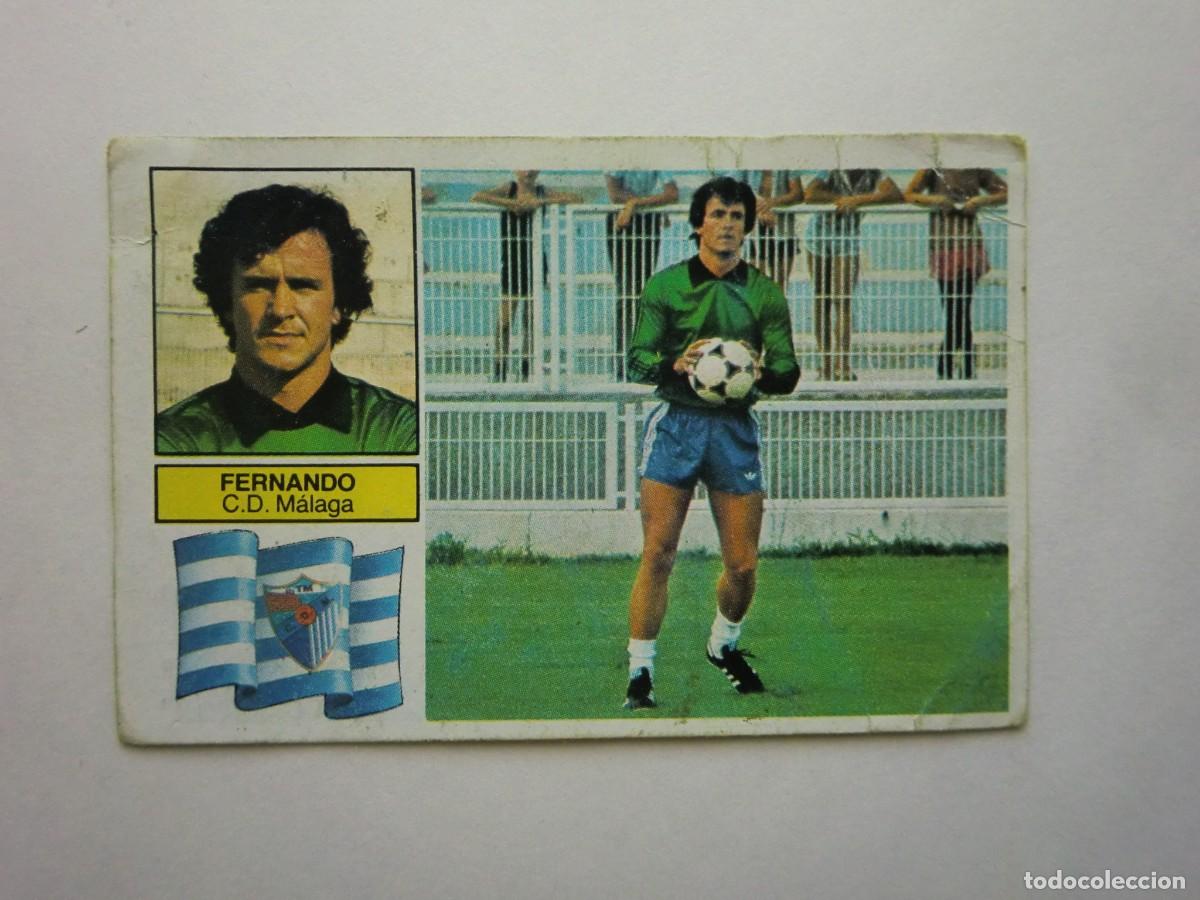 Football Stickers: Cromo de f&uacute;tbol LIGA ESTE 82-83 1982-1983: FERNANDO (M&aacute;laga), coloca