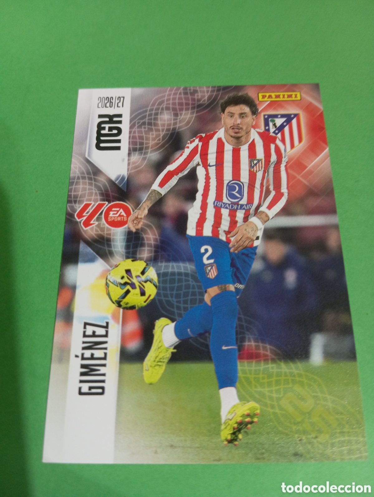 Figurine di Calcio: Gim&eacute;nez Atl&eacute;tico de Madrid n&deg;61 / PANINI MEGACRACKS 2026/2027