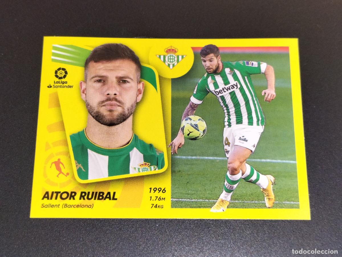 Figurine di Calcio: N&ordm; 13 A AITOR RUIBAL BETIS CROMOS LALIGA SANTANDER ESTE LIGA FUTBOL 2021 2022 21 22 PANINI