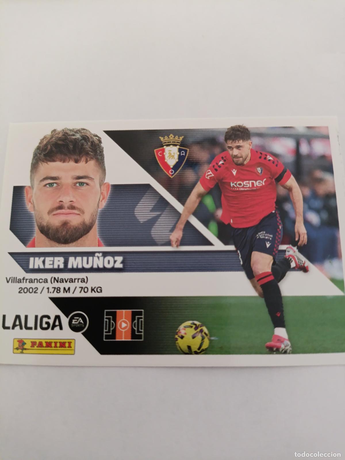 Cromos de Futebol: LIGA ESTE 2026 2027 CA OSASUNA IKER MU&Ntilde;OZ N&ordm;13B