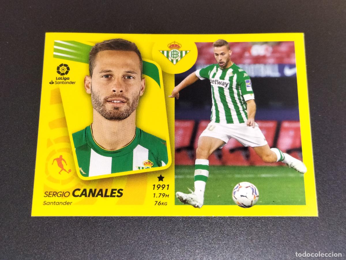 Figurine di Calcio: N&ordm; 14 SERGIO CANALES BETIS CROMOS LALIGA SANTANDER ESTE LIGA FUTBOL 2021 2022 21 22 PANINI